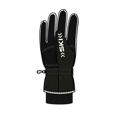 Перчатки текстильные для девочек