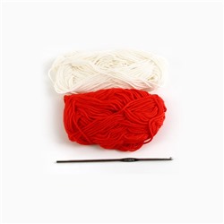 Ёлочная игрушка на новый год своими руками. Набор для вязания «Новогодний шар», 9 см, новогодний набор для творчества