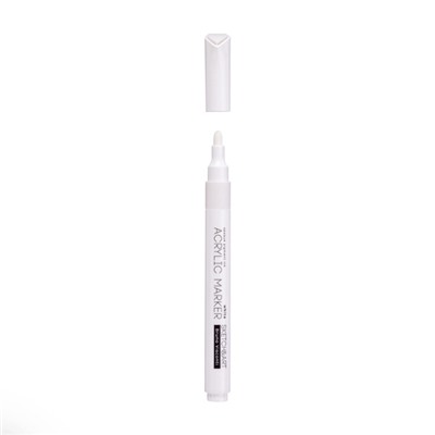 Маркер акриловый 1-3 мм "ИСКУССТВО ЭСКИЗОВ/SKETCH ART" БЕЛЫЙ 22-0132 Bruno Visconti