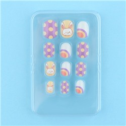 Детские накладные ногти «Малышка», 12 шт.