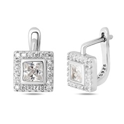 Серьги, куб.циркон., FYN-20060