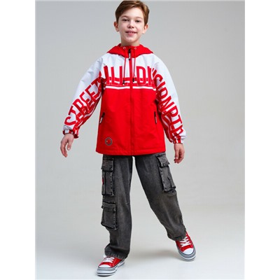 Куртка текстильная с полиуретановым покрытием для мальчиков (ветровка)