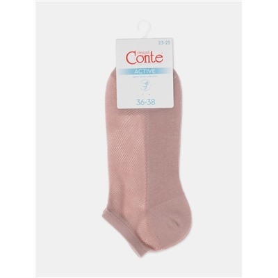 Носки женские CONTE ELEGANT ACTIVE Ультракороткие носки с сеточкой