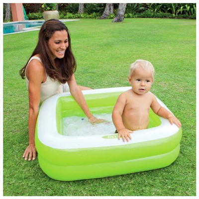 УЦЕНКА Бассейн надувной INTEX «Малыш» 57100NP, 85×85×23 см, от 1-3 лет