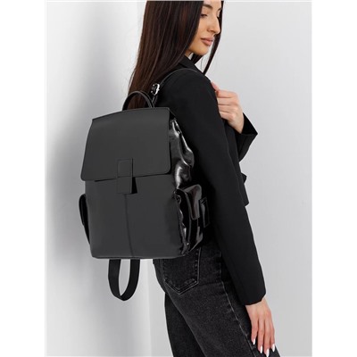 Рюкзак 18337-8 black Polina&Eiterou