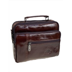 Сумка мужская из натуральной кожи, цвет коричневый