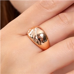 Кольцо 18 р ювелирная бижутерия коллекция "Дубай", покрытие позолота, арт.314.846-18