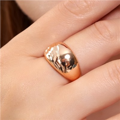 Кольцо 18 р ювелирная бижутерия коллекция "Дубай", покрытие позолота, арт.314.846-18