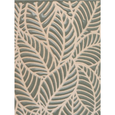 Кружка чайная керамическая «Листья», 320 мл, ручная работа