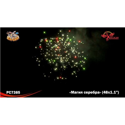 Фейерверк РС7385 Магия серебра (1,1" х 48)