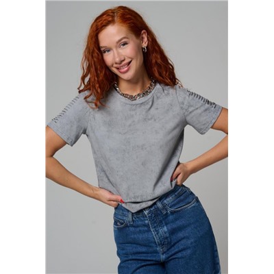 7497 футболка женская (Серый винтаж)