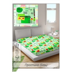 Простыня из бязи Геометрия