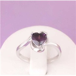 Кольцо родий H01-10796р размер 18