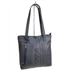 Женская сумка из искусственной кожи, цвет серый