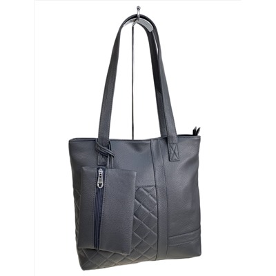 Женская сумка из искусственной кожи, цвет серый