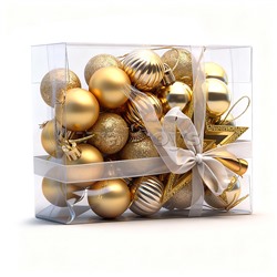 Набор новогодних украшений "Золотое время"