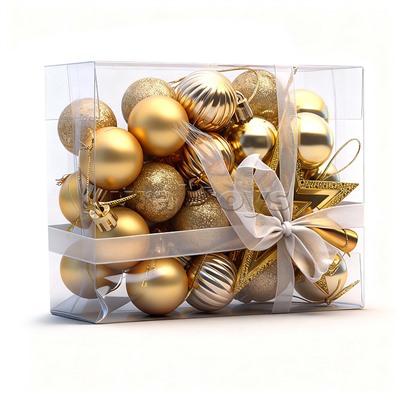 Набор новогодних украшений "Золотое время"