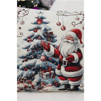 Наволочка декоративная новогодняя 2 шт рогожка НАТАЛИ, 1221265