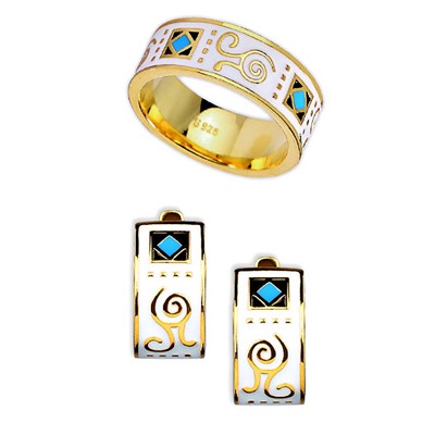 Серьги с английским замком арт. 22 7220 (id 288008)