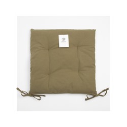 Подушка на стул «Этель» Kitchen, 42×42 см, зелёная