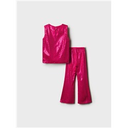 Комплект трикотажный для девочек: топ, брюки (легинсы)