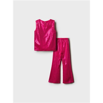 Комплект трикотажный для девочек: топ, брюки (легинсы)