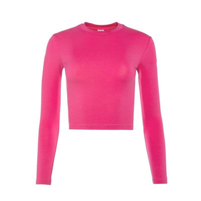 Лонгслив женский MINAKU: Basic line, цвет фуксия, размер 42