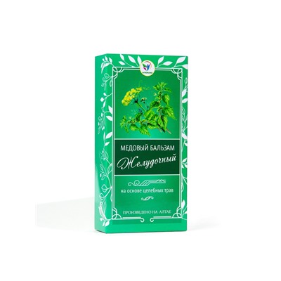 Безалкогольный алтайский медовый бальзам на травах Vitamuno «Желудочный», 250 мл