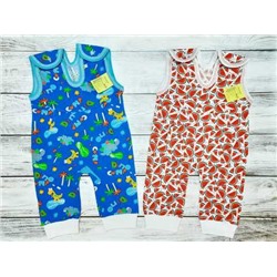 Ползунки цветные на кокетке (кулирка)