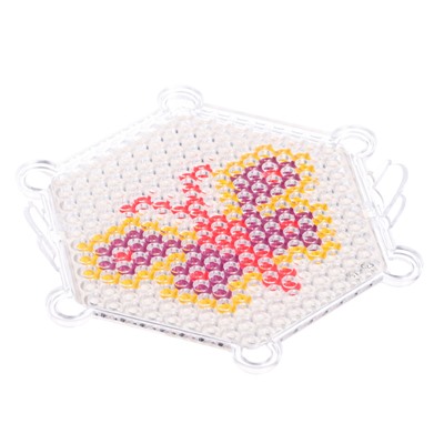 Аквамозаика в контейнере, 2500 шариков, 10 трафаретов, 2 основы