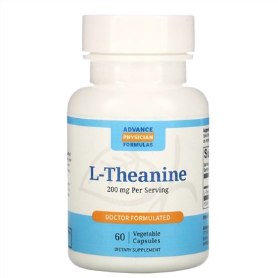 Advance Physician Formulas, L-теанин, 200 мг, 60 капсул