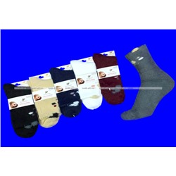 Ecosocks носки женские ангора НОРКА ШЕРСТЬ "с ушками" арт. 6630
