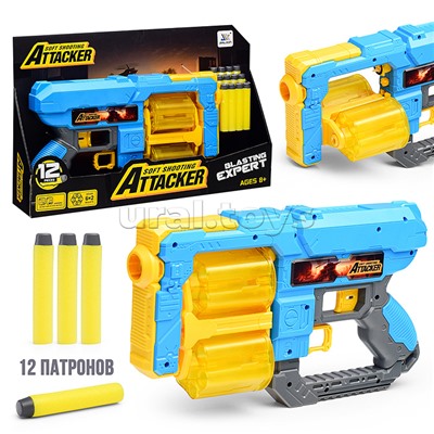 Бластер "Attacker-7" в коробке