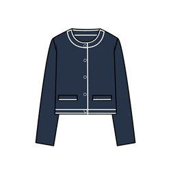 Кардиган трикотажный для девочек