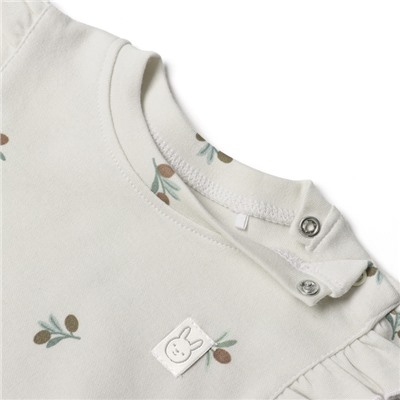 Майка детская «Крошка Я» Olives, рост 62-68, молочная