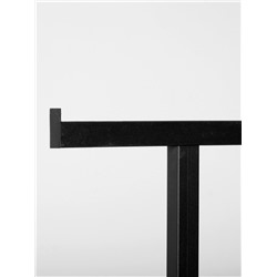 Вешало П образное размер L напольное с выносом 140×50×150 см, чёрная