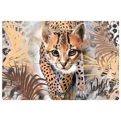 Подкладка настольная пластиковая Wild Cat, А3