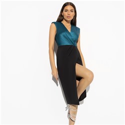 Платье-футляр с подплечниками, Подлинная принцесса (emerald)