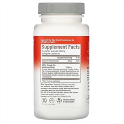 Om Mushrooms, Immune Defense, Powered by Reishi + Vitamin C, 697 mg, 90 Vegetarian Capsules