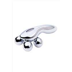 Nail Art Ручной роликовый массажер для лица и тела / 4D Massager XC-119, серебристый KRISTALLER, 1108358