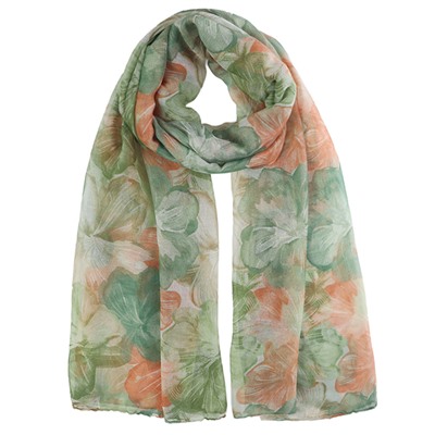 Палантин Т4-65 цветы