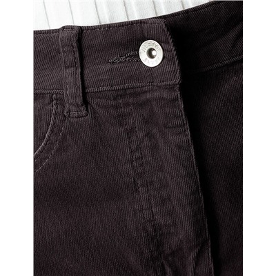 Брюки из эластичного микро-вельвета