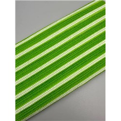 Bath Towel Мочалка-полотенце для душа с пилинг-эффектом / Stripe Long Exfoliating Towel, зелёная полоска 28181