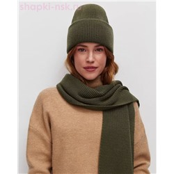 144 KWH Комплект женский (колпак+шарф) (56-58)