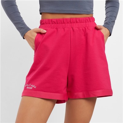 Шорты женские MINAKU: Casual collection, фуксия, размер 42