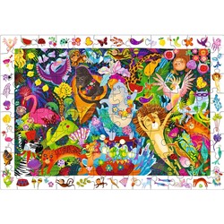 IQ Пазл с развивающей игрой 96 "Весёлая вечеринка в джунглях" 6+ (new)