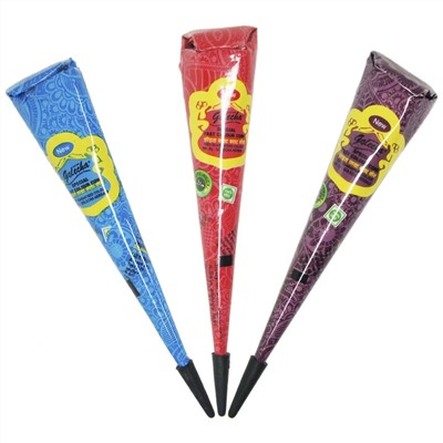 Golecha Набор цветной хны Golecha (12 конусов в упаковке) Разноцветный