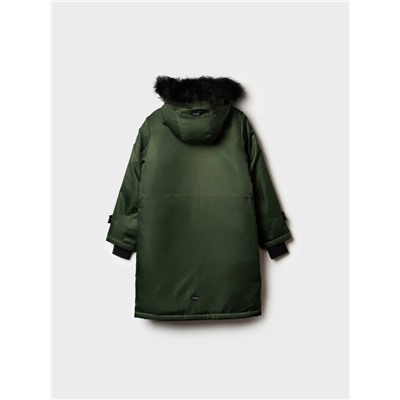 Пальто текстильное с полиуретановым покрытием для девочек