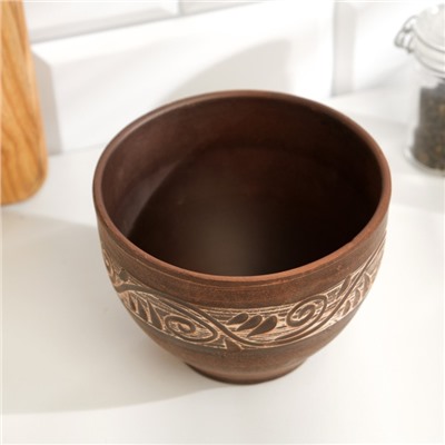 Горшок для запекания «Ангоб», 0.6 л,13×12×12 см