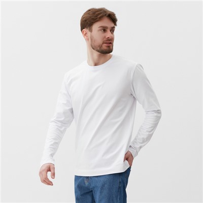 Лонгслив мужской MIST Men's casual размер 56, белый